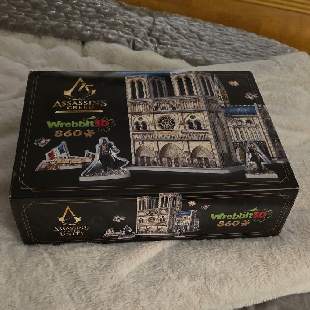 NEW Sealed Wrebbit3D Assassin’s Creed 3D Puzzle Model of Notre-Dame | 860 Jigsaw